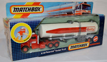 1987 matchbox superkings k-127 getty truck