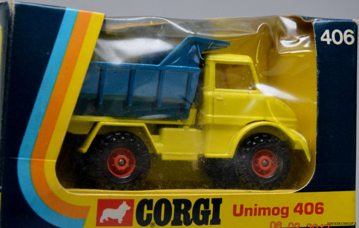 vintage 1973 corgi unimog 406