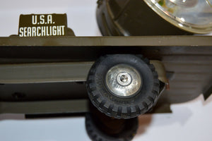 structo searchlight toy truck pressed steel