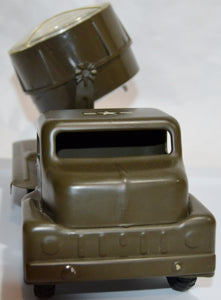 structo searchlight toy truck pressed steel