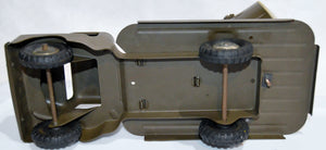 structo searchlight toy truck pressed steel